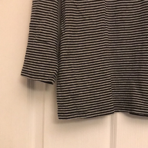 Kim Rogers women’s striped 3/4 sleeve top size XL - Picture 2 of 16